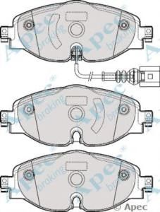 APEC BRAKING pad1902 -  Комплект тормозных колодок, дисковый тормоз